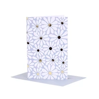 Blue Floral Greeting Card