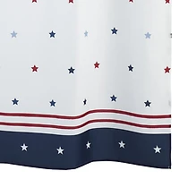 Patriotic Stars Shower Curtain
