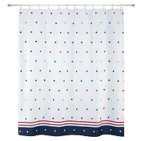 Patriotic Stars Shower Curtain