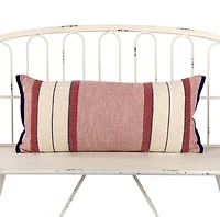 Woven Stripe Lumbar Pillow