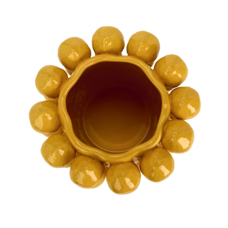 3D Lemons Ceramic Vase