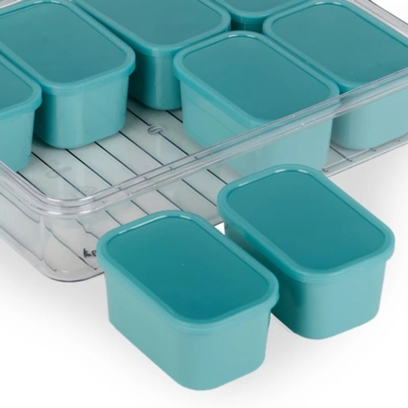 Blue 8-pc. Snackle Box
