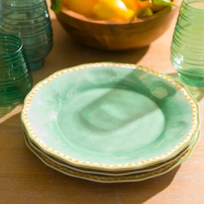 Watercolor Melamine Dinner Plate