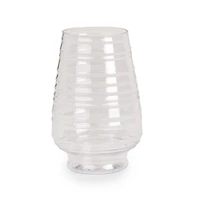 Clear Acrylic Tall Ribbed Tumbler