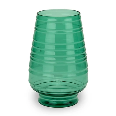 Green Acrylic Tall Ribbed Tumbler