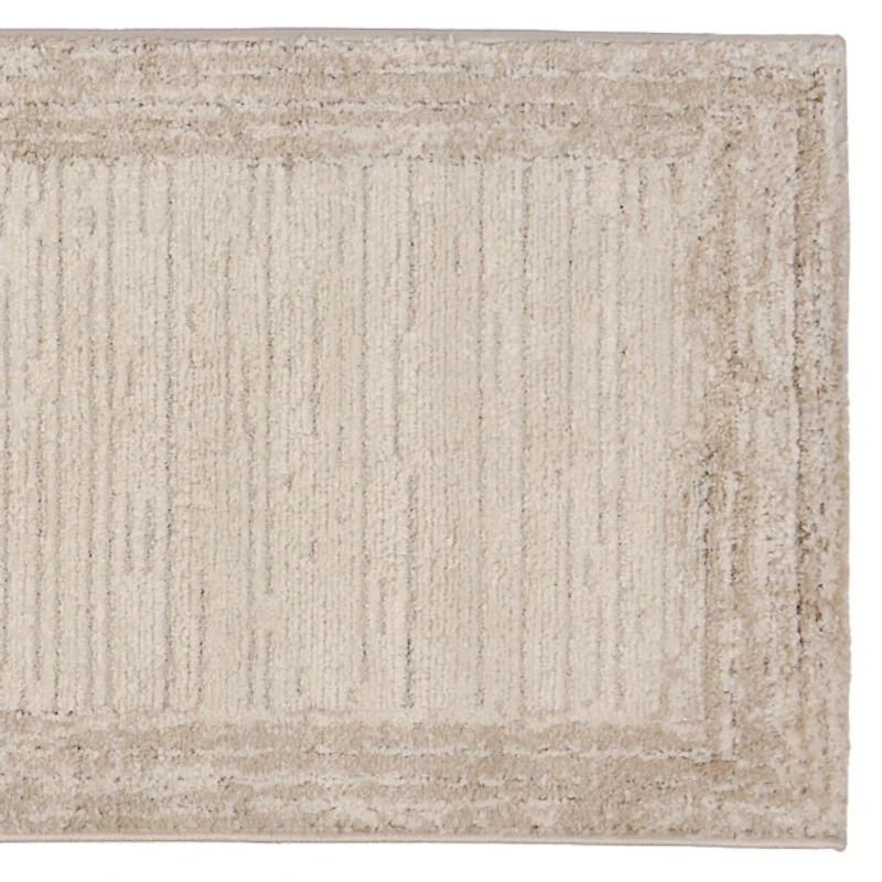 Ellis Cream Bordered Runner, 2x8