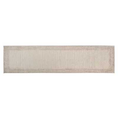 Ellis Cream Bordered Runner, 2x8
