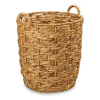 Medium Woven Hyacinth Basket with Handles