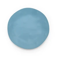 Blue Organic Melamine Dinner Plate