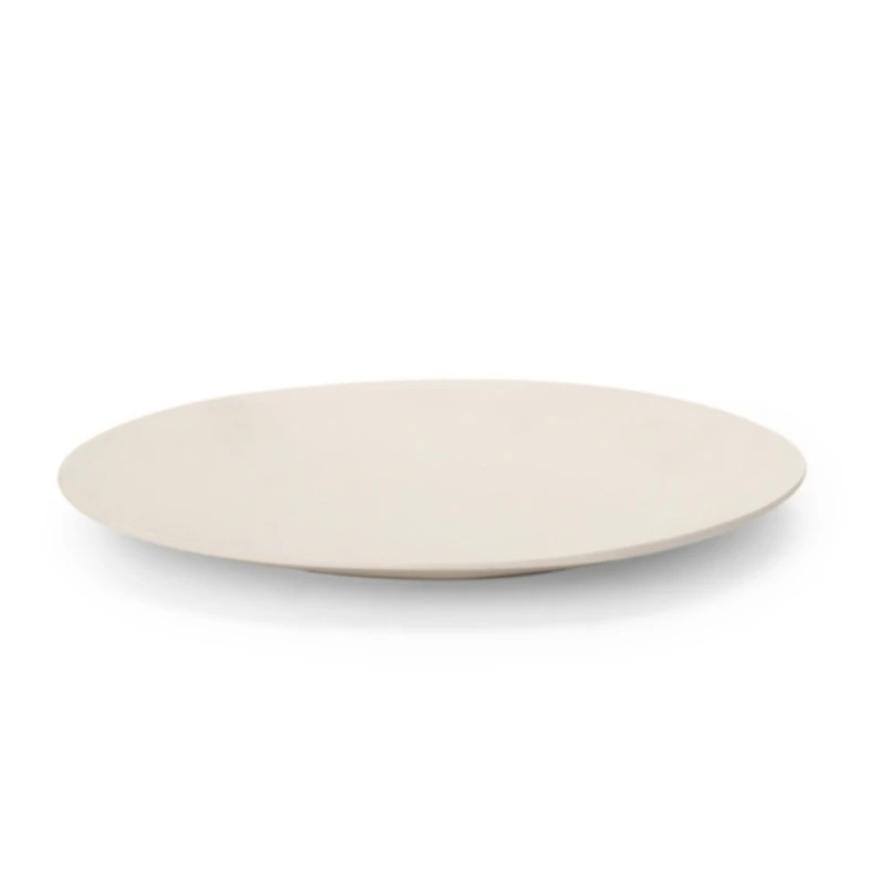Taupe Organic Melamine Dinner Plate