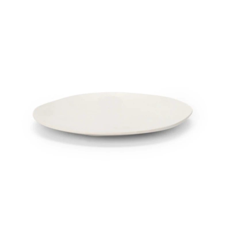 Taupe Organic Melamine Salad Plate