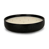 Matte Black Ceramic 9-Wick Jar Candle