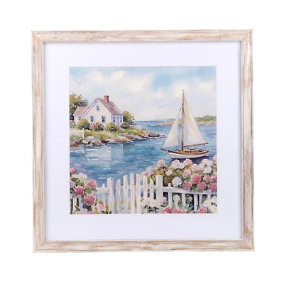 Sailing on the Coast Framed Art Print