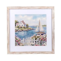 Sailing on the Coast Framed Art Print