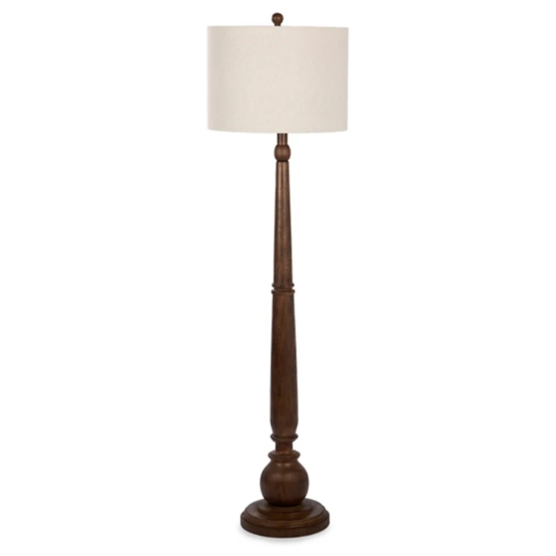Antique Brown Traditional Floor Lamp