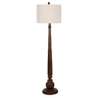 Antique Brown Traditional Floor Lamp