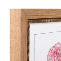 January Carnation and Snowdrop Framed Art Print