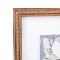 Sketched Floral Birdies Framed Art Print