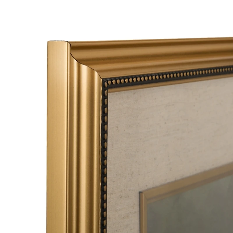 Pink Floral Picnic Basket Framed Art Print