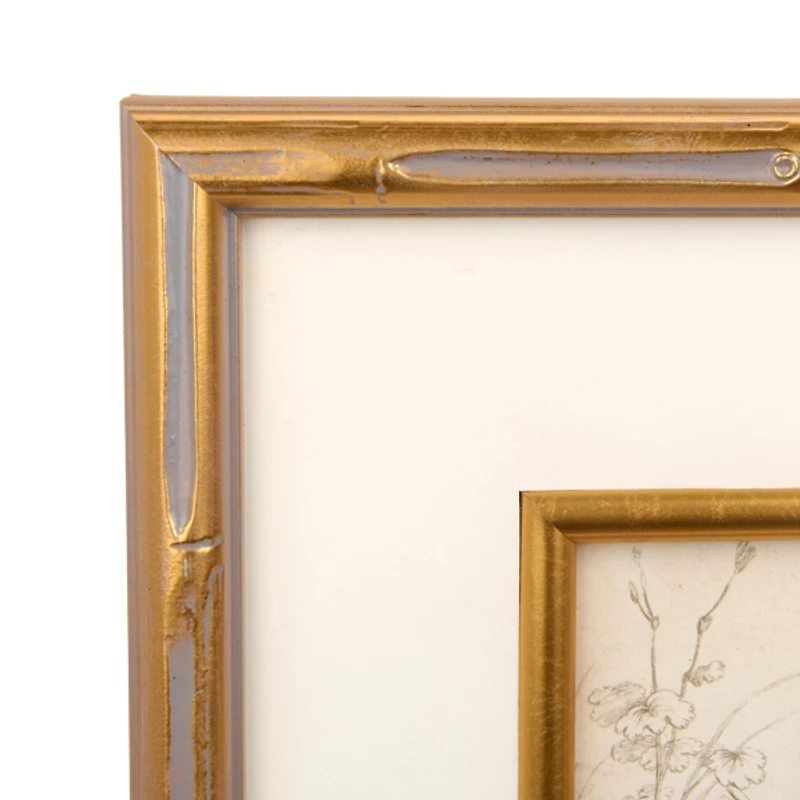 Sketched Swans Framed Art Print