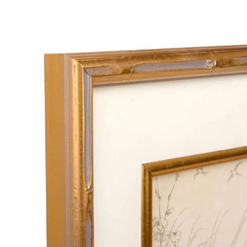 Sketched Swans Framed Art Print