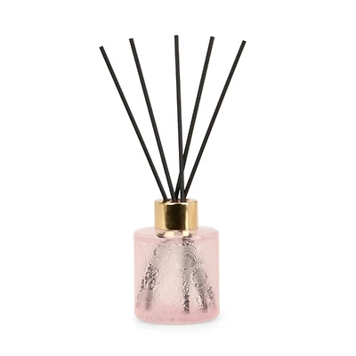 Pink Solaris Embossed Diffuser Set