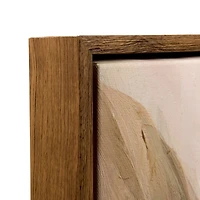 Leafy Florals Framed Canvas Art Print