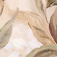 Leafy Florals Framed Canvas Art Print