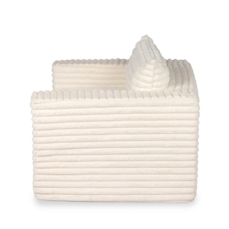 Ribbed Comfy Foam Lounge Chair