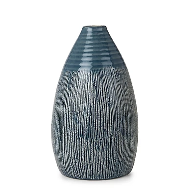 Luca Blue Ceramic Vase