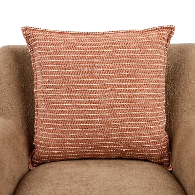 Spice Chevron Piping Pillow