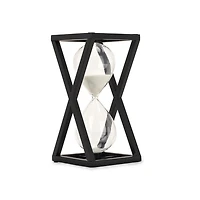 Black Metal Frame Hourglass