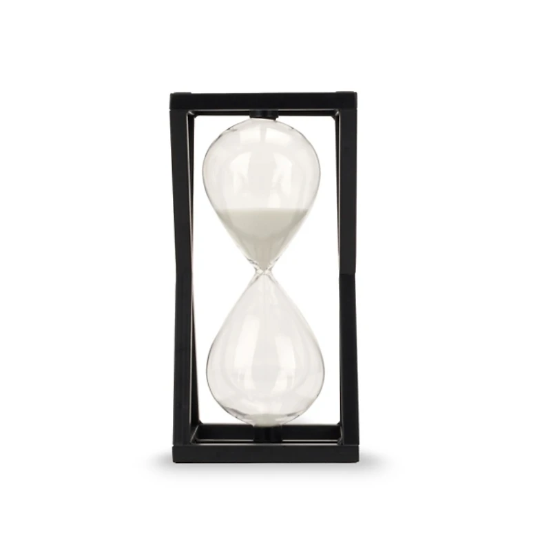Black Metal Frame Hourglass