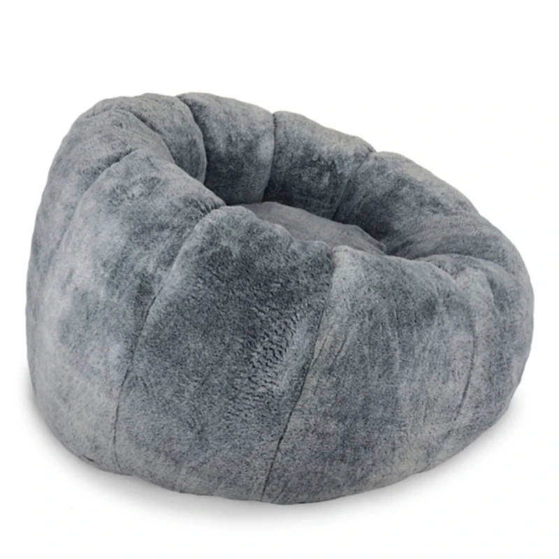 Heather Blue Comfy Foam Lounge Chair