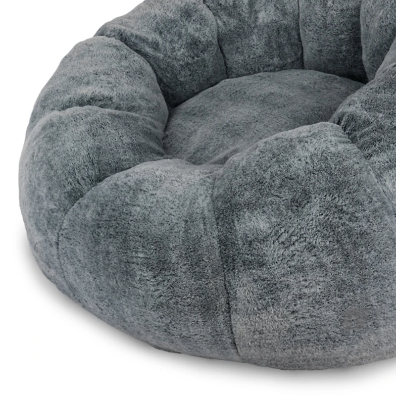 Heather Blue Comfy Foam Lounge Chair