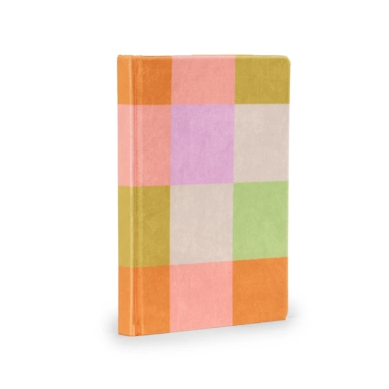 Velvet Checkered Jumbo Journal