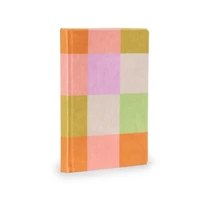 Velvet Checkered Jumbo Journal