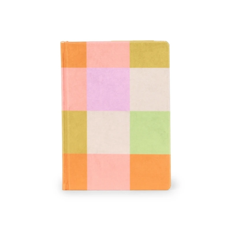 Velvet Checkered Jumbo Journal