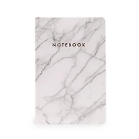 White Marble Notebook