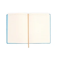 Blue Engraved Wildflower Journal