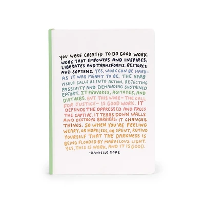 Do Good Work Jumbo Journal