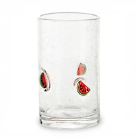 Watermelon Icon Glass Tumbler