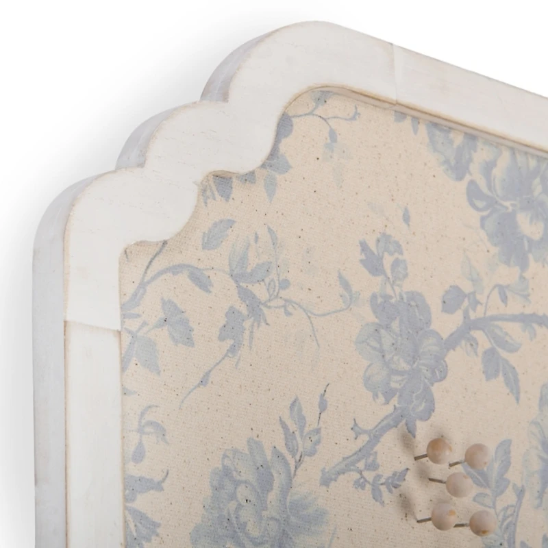 Blue Floral Toile Pinboard
