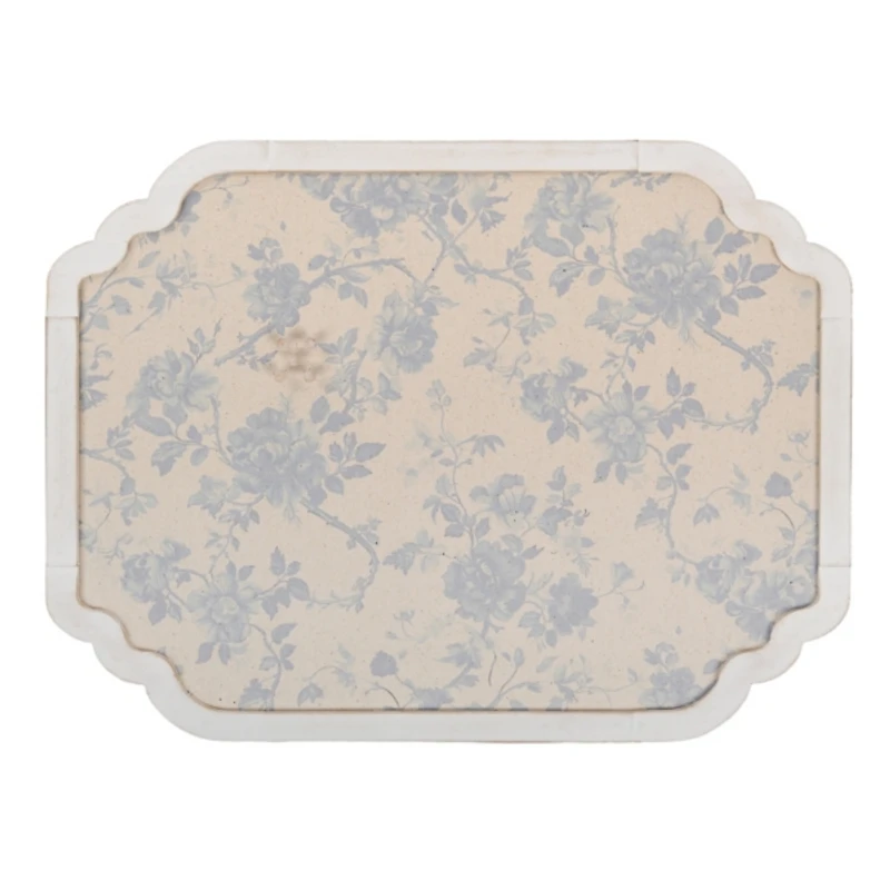 Blue Floral Toile Pinboard