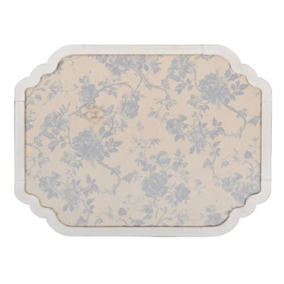 Blue Floral Toile Pinboard