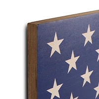 American Flag Wood Plaque, 48 in.