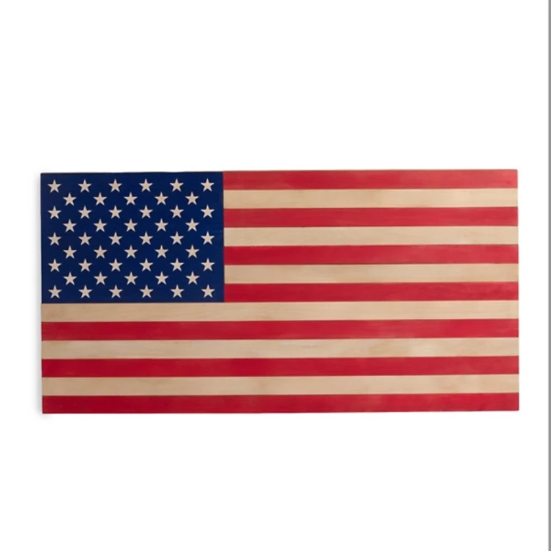 American Flag Wood Plaque, 48 in.
