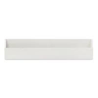 White Wooden Pocket Wall Shelf