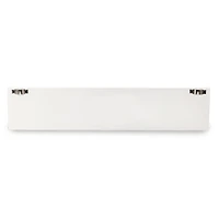 White Wooden Pocket Wall Shelf