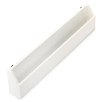 White Wooden Pocket Wall Shelf